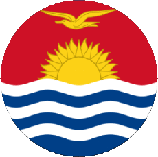 Fahnen Ozeanien Kiribati Runde 