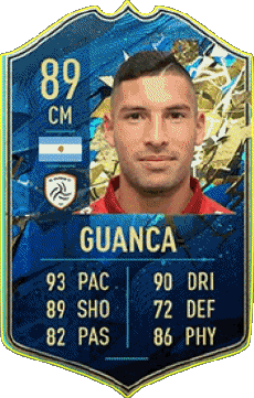 Multi Média Jeux Vidéo F I F A - Joueurs Cartes Argentine Cristian Guanca 