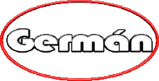 Nome MASCHIO - Spagna G Germán 