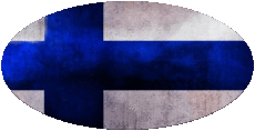 Fahnen Europa Finnland Oval 