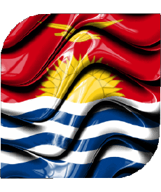 Fahnen Ozeanien Kiribati Platz 