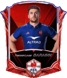 Deportes Rugby - Jugadores Francia Equipo 2025 Pierre-Louis BARASSI 