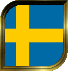 Drapeaux Europe Suède Carré 