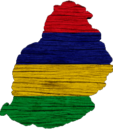 Drapeaux Afrique Maurice Carte 