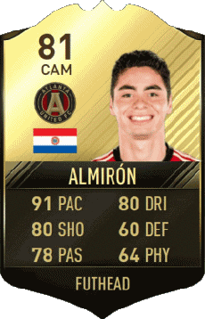 Multi Média Jeux Vidéo F I F A - Joueurs Cartes Paraguay Miguel Almirón 