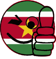 Drapeaux Amériques Suriname Smiley - OK 
