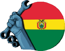 Messages Espagnol 1 de Mayo Feliz día del Trabajador - Bolivia 