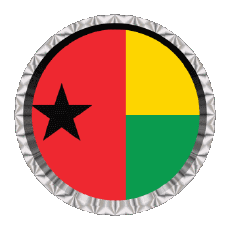Flags Africa Guinea Bissau Round - Rings 