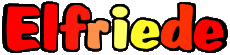 First Names FEMININE - Germany E Elfriede 