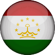 Fahnen Asien Tadschikistan Runde 