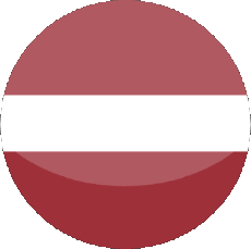 Drapeaux Europe Lettonie Rond 