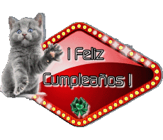 Messages Espagnol Feliz Cumpleaños Animales 004 