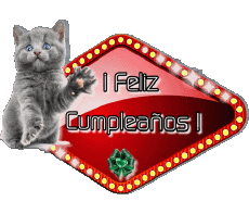Messages Spanish Feliz Cumpleaños Animales 004 