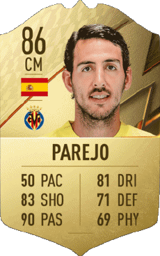 Multimedia Vídeo Juegos F I F A - Jugadores  cartas España Daniel Parejo Muñoz 