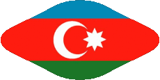 Banderas Asia Azerbaiyán Diverso 