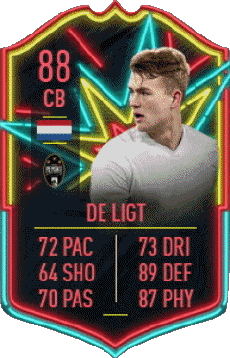 Multimedia Vídeo Juegos F I F A - Jugadores  cartas Países Bajos Matthijs de Ligt 