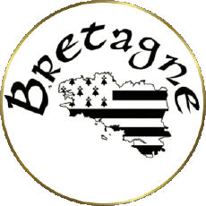 Flags France Regions Brittany Round 
