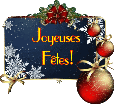 Messages French Joyeuses Fêtes (Noël) Serie 11 