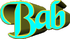 Prénoms FEMININ - UK - USA B Bab 