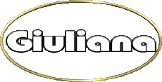 First Names FEMININE - Italy G Giuliana 