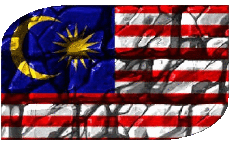 Flags Asia Malaysia Rectangle 