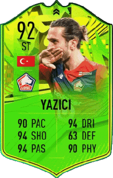 Multimedia Vídeo Juegos F I F A - Jugadores  cartas Turquía Yusuf Yazici 