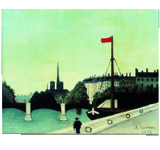 Umorismo -  Fun Pittore di artisti Douanier Rousseau 