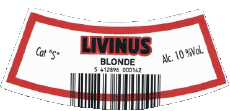 Boissons Bières Belgique Livinus-Blonde 