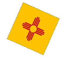 Fahnen Amerika U.S.A - States New Mexico Kugel - Würfel 