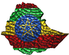 Drapeaux Afrique Ethiopie Carte 