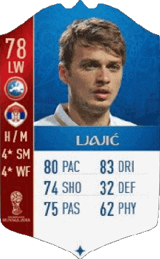 Multimedia Videospiele F I F A - Karten Spieler Serbien Adem Ljajic 