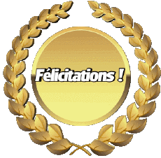Mensajes Francés Félicitations 10 