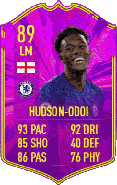 Multimedia Videospiele F I F A - Karten Spieler England Callum Hudson-Odoi 