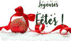 Nachrichten Französisch Joyeuses Fêtes (Noël) Serie 03 