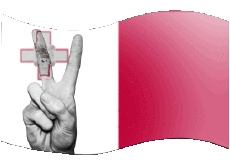 Banderas Europa Malta Rectángulo 