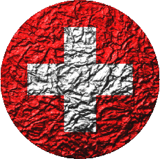 Drapeaux Europe Suisse Rond 