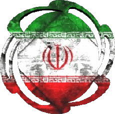 Bandiere Asia Iran Forma 01 