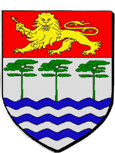 Blasón-Banderas Francia Departamentos - Ciudades 64 ANGLET 