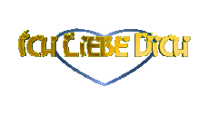 Messages Allemand Ich Liebe Dich Coeur 