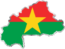 Bandiere Africa Burkina Faso Vario 