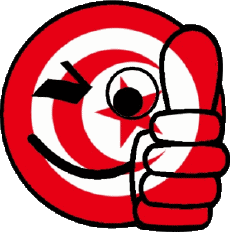 Banderas África Túnez Smiley - OK 