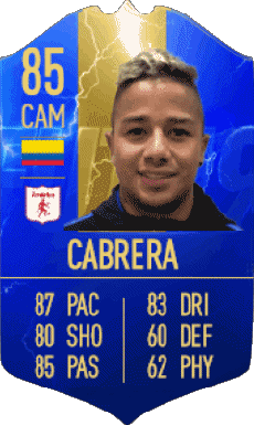 Multimedia Videospiele F I F A - Karten Spieler Kolumbien Yesus Cabrera 