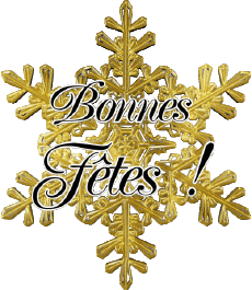 Messagi Francese Bonnes Fêtes (Noël) Serie 21 