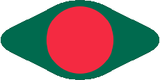 Banderas Asia Bangladesh Diverso 