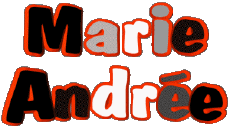 Vorname WEIBLICH - Frankreich M Zusammengesetzter Marie Andrée 