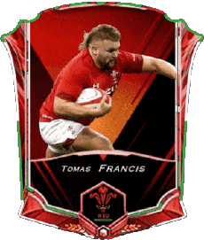 Sport Rugby - Spieler Wales Tomas Francis 