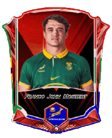 Sports Rugby - Players South Africa Team 2025 Franco John Mostert 