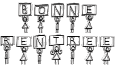 Messages French Bonne Rentrée Transparent Background 10 