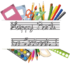 Messages English Happy Back to School Transparent Background 003 