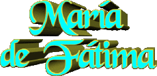 Nombre FEMENINO - España M Compuesto María de Fátima 